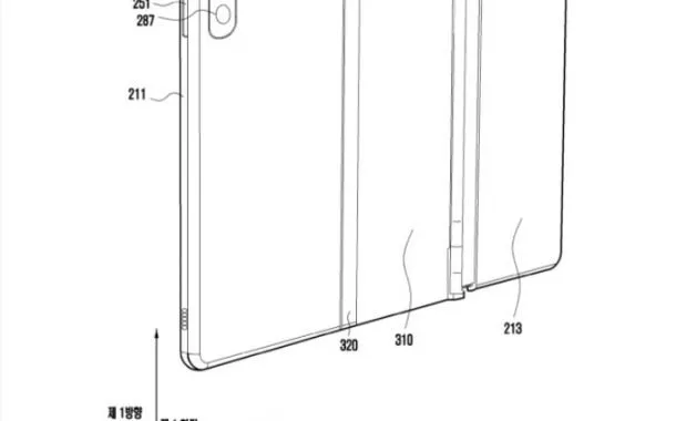 نمایشگر سه‌گانه تاشو سامسونگ