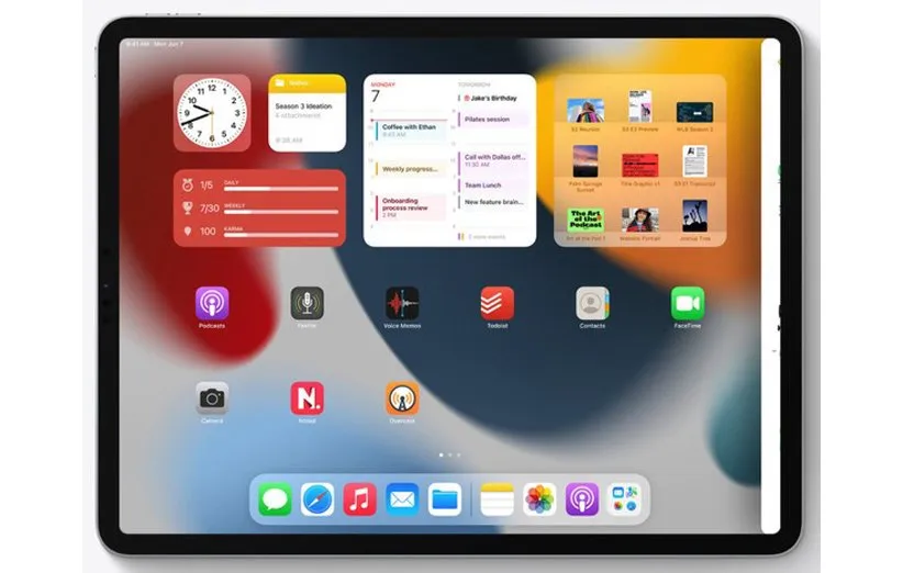 ویجتها و App Library در آیپد