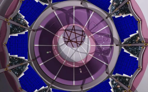 نمای داخلی کپسول فضایی ماه عسل