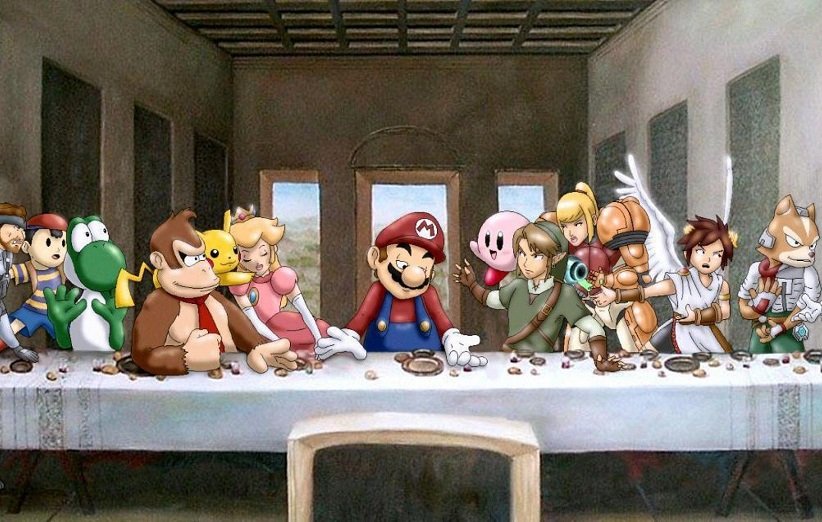 Last Supper Mario