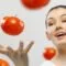 ماسک صورت گوجه‌فرنگی