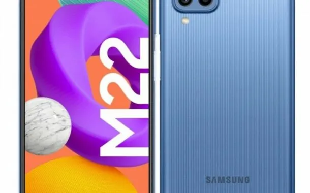 گوشی سامسونگ گلکسی M22 آبی