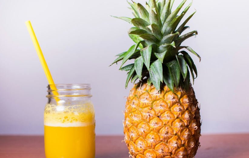 آب آناناس برای درمان خشکی پوست
