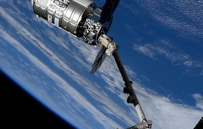 اتصال فضاپیمای باری سیگنوس NG-16 به ایستگاه فضایی بین‌المللی