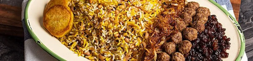 طرز تهیه رشته پلو با گوشت قلقلی؛ پلوی مخلوط خوشمزه برای مناسبتهای خاص
