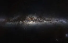 نمای جانبی کهکشان راه شیری