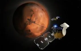 طرحی گرافیکی از مأموریت ماهواره‌های کوچک اسکپید