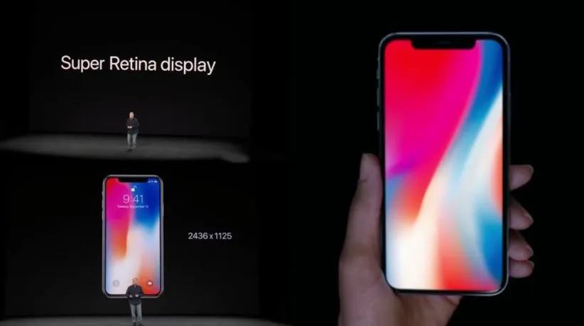 نمایشگر آیفون X
