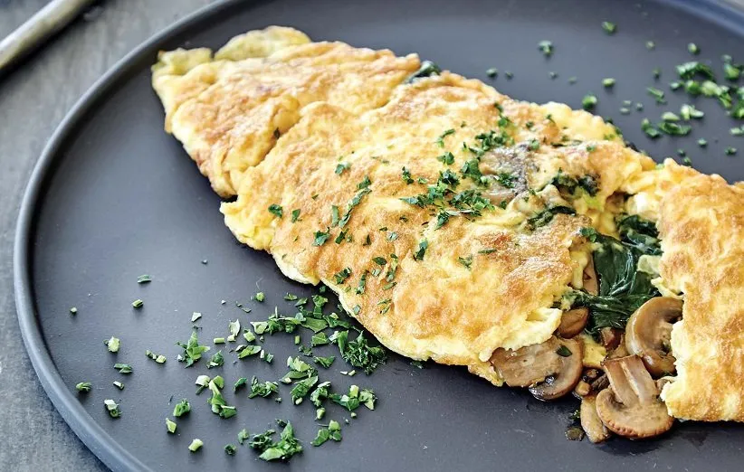 املت با قارچ