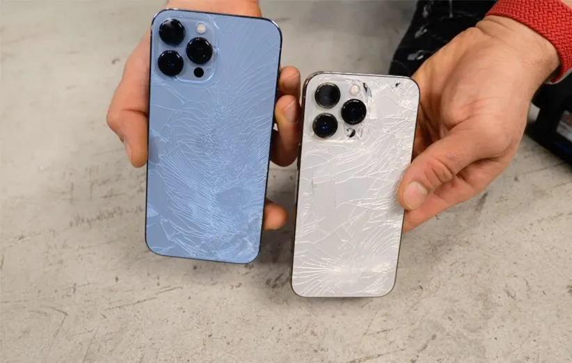 تست سقوط آیفون 13 پرو مکس