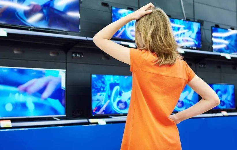 سایز تلویزیون