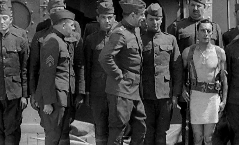 باستر کیتون در فیلم پیادهنظام