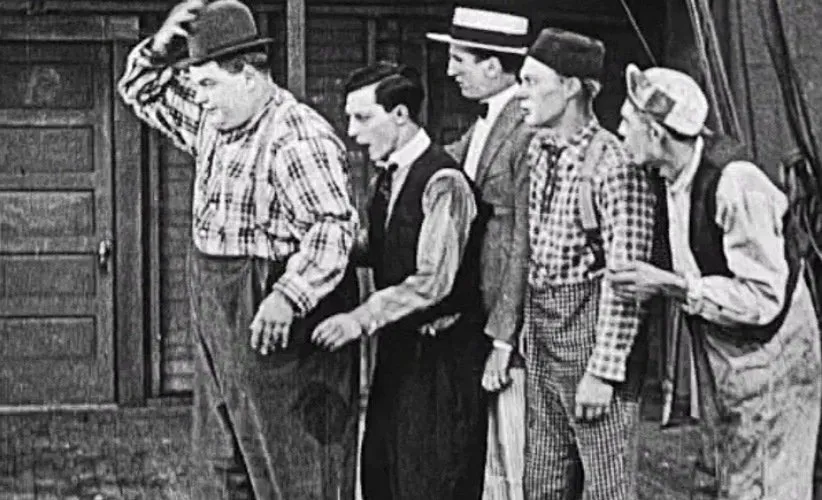 باستر کیتون در فیلم پشت صحنه