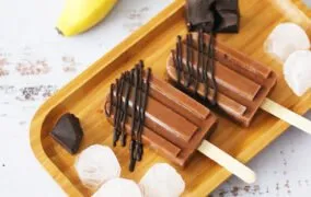 طرز تهیه بستنی موز و شکلات