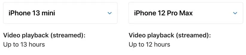 عمر باتری آیفون 13