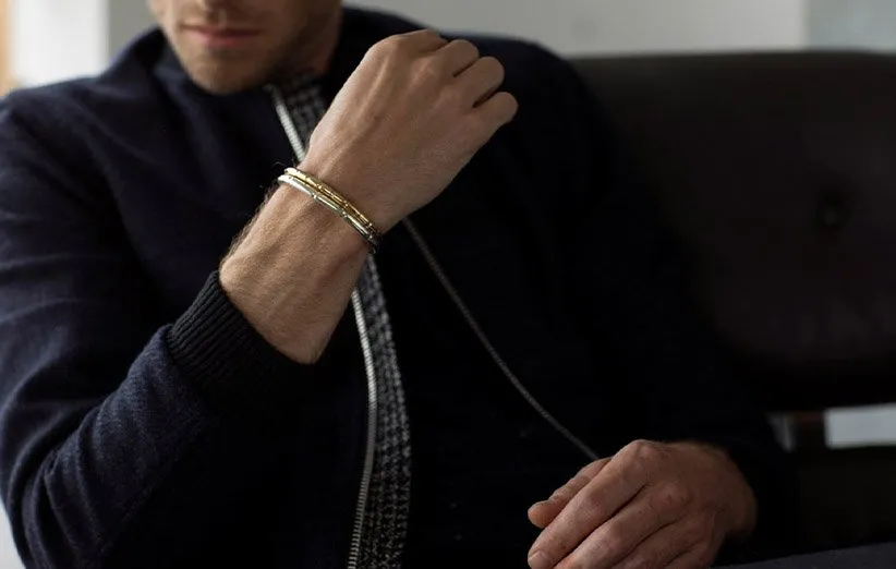 دستبند فلزی مردانه