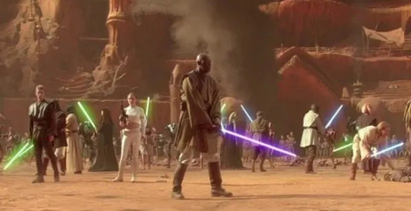 نمایی از فیلم جنگ ستارگان حمله‌ی کلون‌ها 