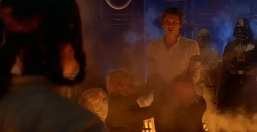 نمایی از فیلم جنگ ستارگان 