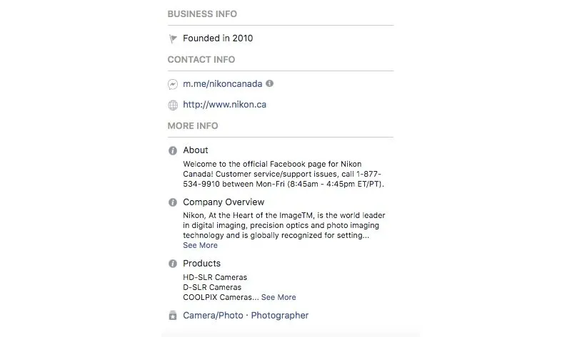 نوشتن بیو برای فیس بوک