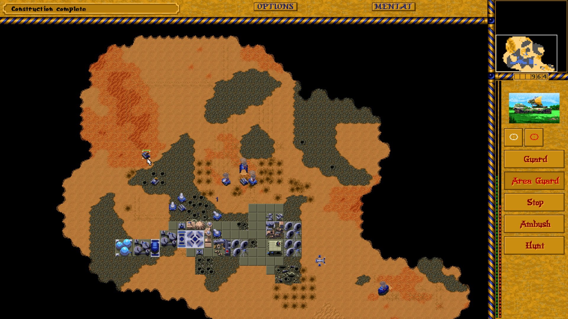 بازی استراتژی قدیمی Dune II