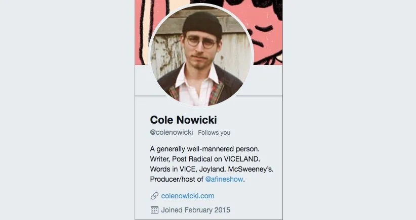 bio برای توییتر