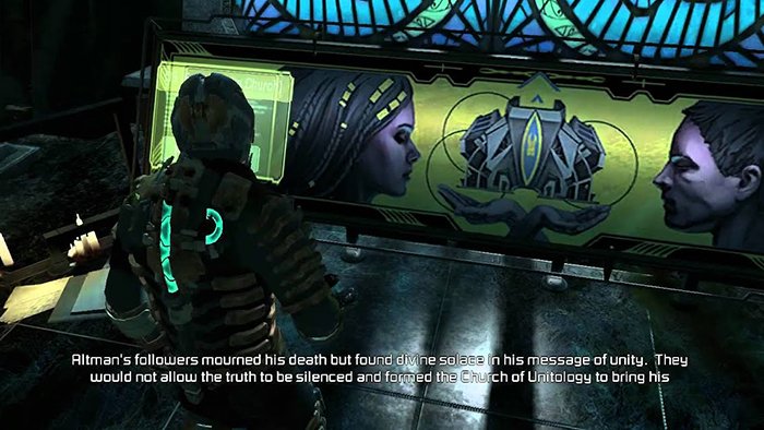 8 Unitology Dead Space - ۱۰ مذهب جذاب در بازی‌های ویدئویی