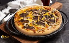 طرز تهیه پیتزا سیر و استیک