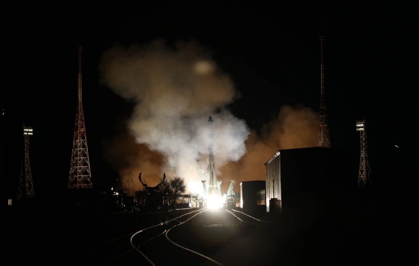 پرتاب فضاپیمای باری پروگرس 79 سوار بر موشک سایوز روسیه