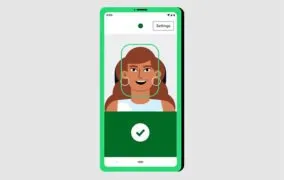 کنترل گوشی با چهره