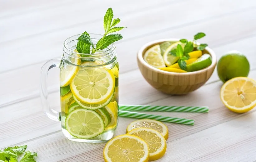 آب گرم و آب لیموترش