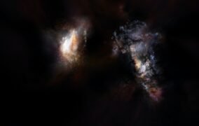 طرح گرافیکی زوج کهکشان SPT0311-58