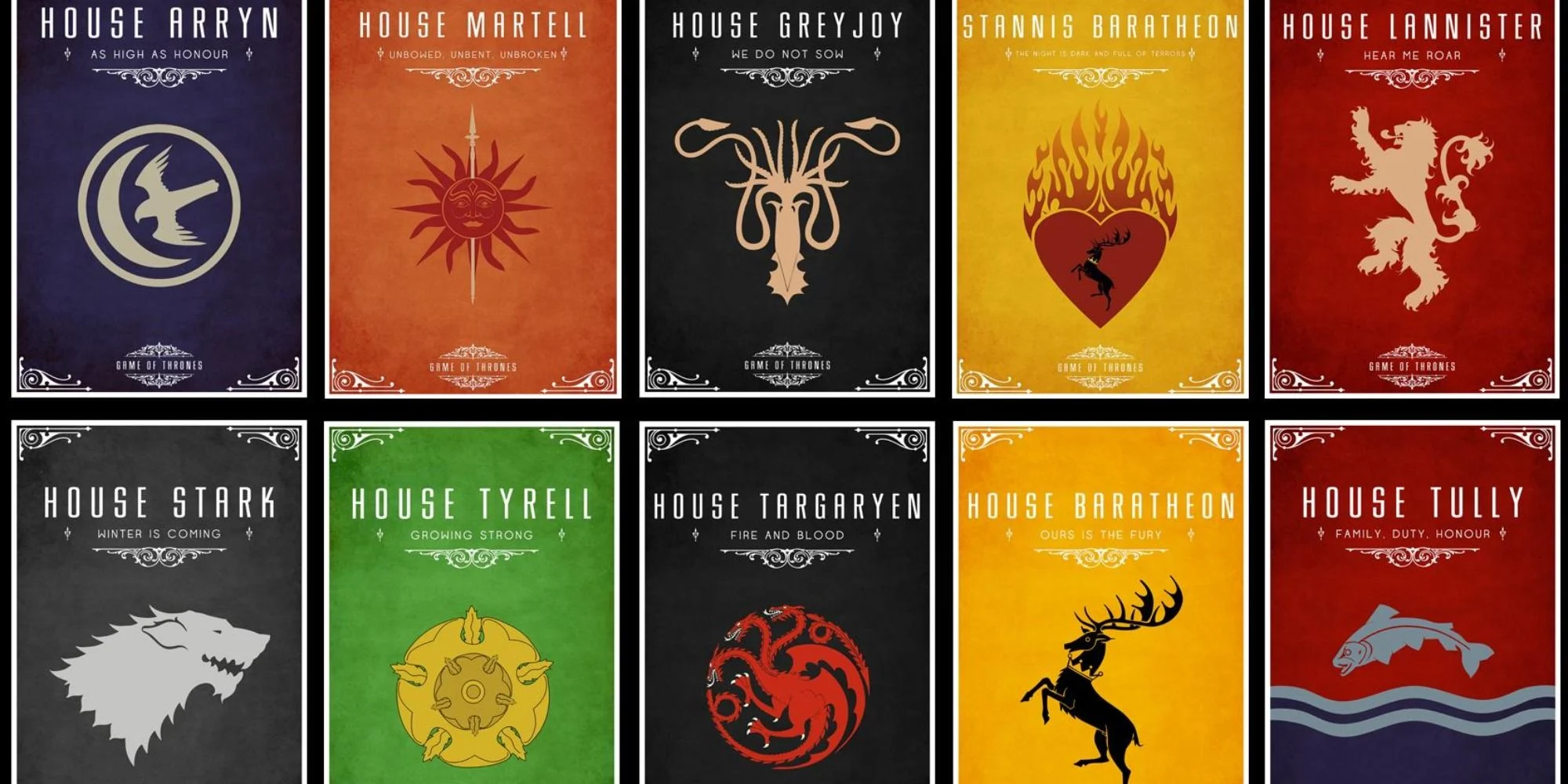 Game Of Thrones Great Houses Feature Collage min - توماس هابز به بارانداز پادشاه می‌رود (تحلیل فلسفی سریال بازی تاج و تخت)
