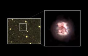 کهکشان نامرئی برای هابل در داده‌های آلما