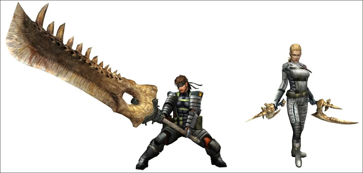 اسنیک و باس در Monster Hunter Portable 3rd 2010