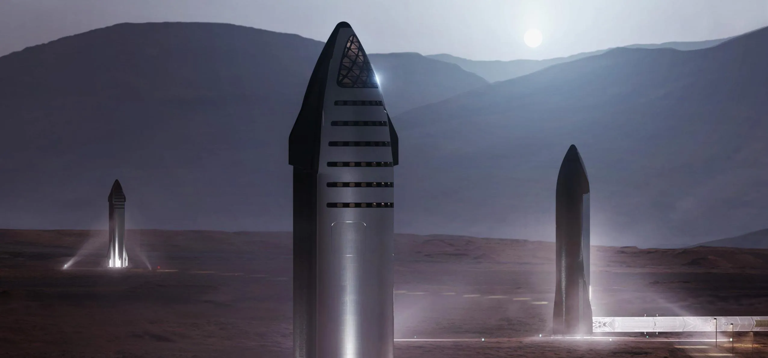 نخستین فضاپیماهای استارشیپ بر سطح مریخ