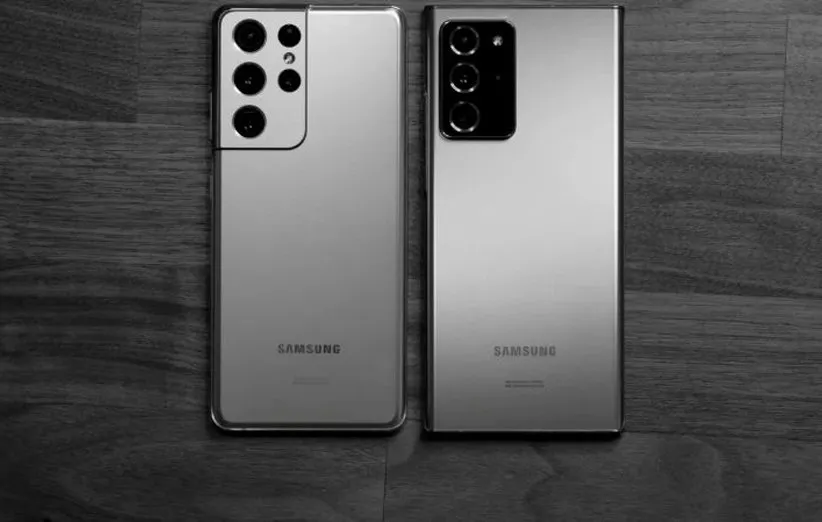 گلکسی نوت 20 اولترا در کنار گلکسی S21 اولترا