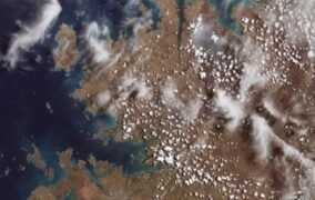 غرب استرالیا از نگاه ماهواره‌ی لندست 9