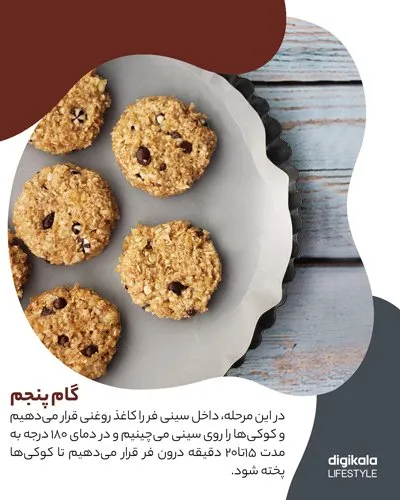 طرز تهیه کوکی رژیمی