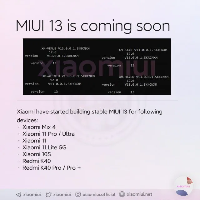 شیائومی MIUI 13