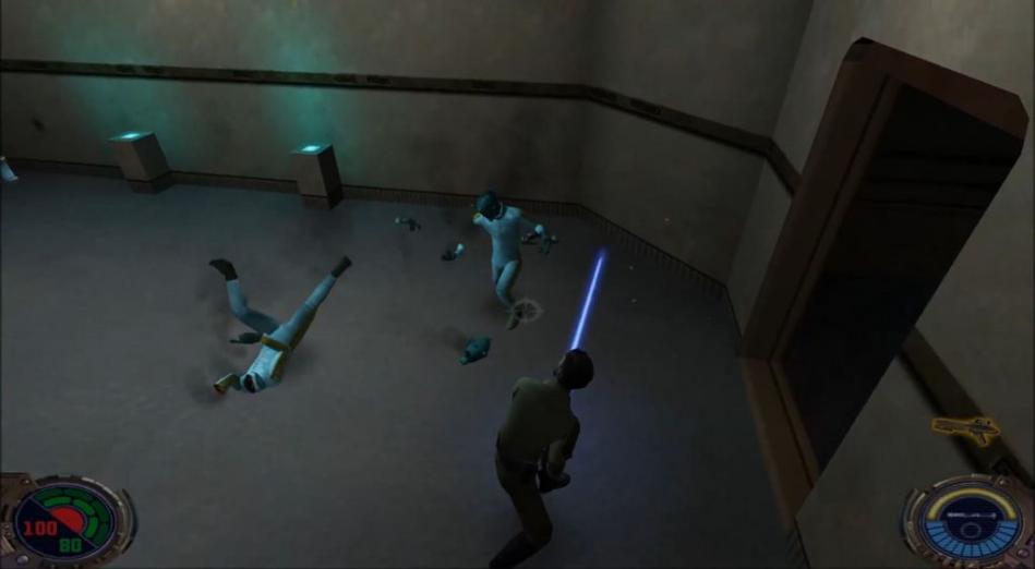 13. Jedi Outcast Lightsaber - ۱۵ کد تقلب برتر تاریخ بازی‌های ویدیویی