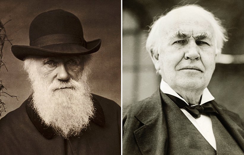 ادیسون و داروین