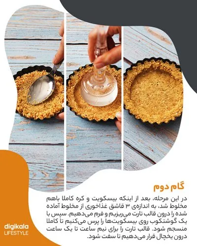 طرز تهیه تارت شکلات و انار