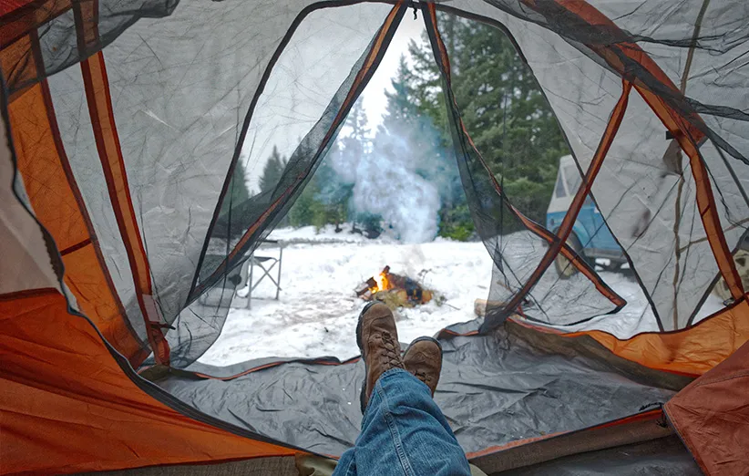 کمپینگ در هوای سرد