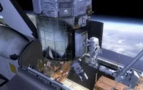 عملیات نصب ابزار علمی طیف‌نگار منشأ کیهانی روی تلسکوپ هابل