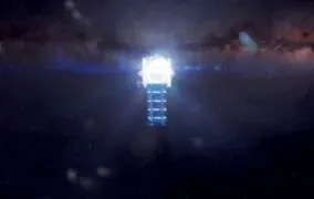 طرحی گرافیکی از دور شدن جیمز وب