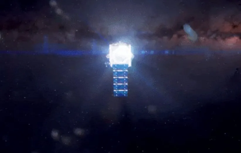 طرحی گرافیکی از دور شدن جیمز وب