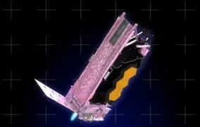 طرحی گرافیکی از جیمز وب