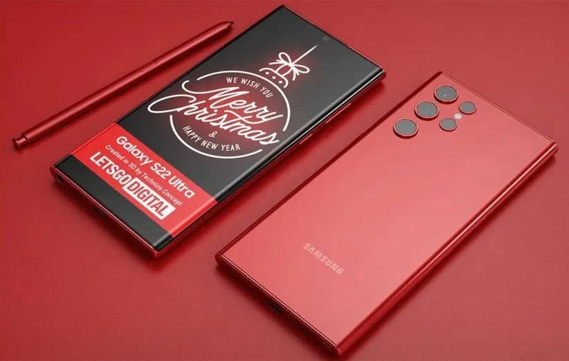 گلکسی S22 اولترا قرمز