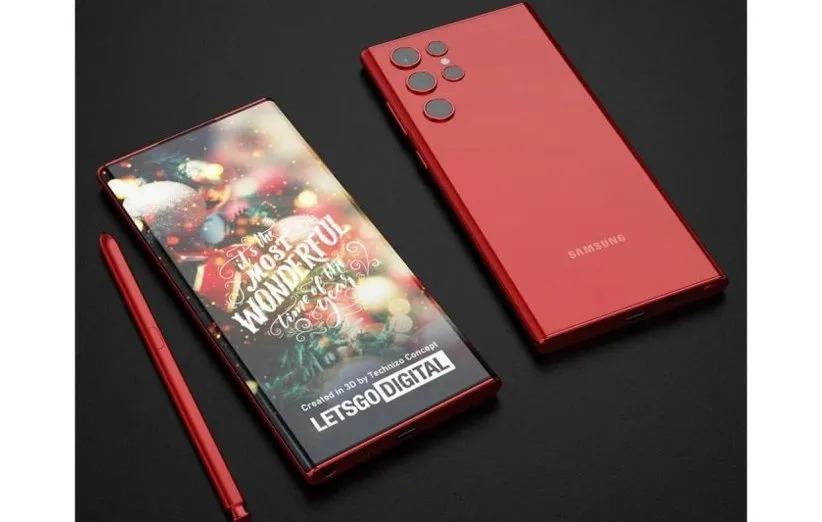 گلکسی S22 اولترا قرمز