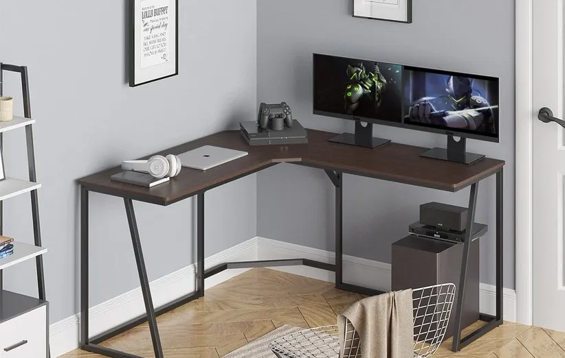 میز تحریر ال شکل